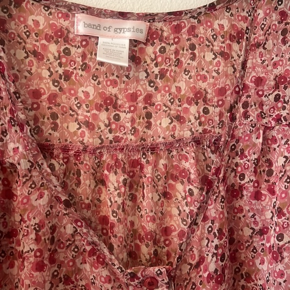 Transparent printed blouse - Picture 6 of 6